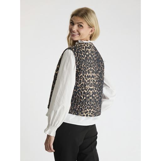 Neo Noir Crissa Leo Vest, Leopard, 34