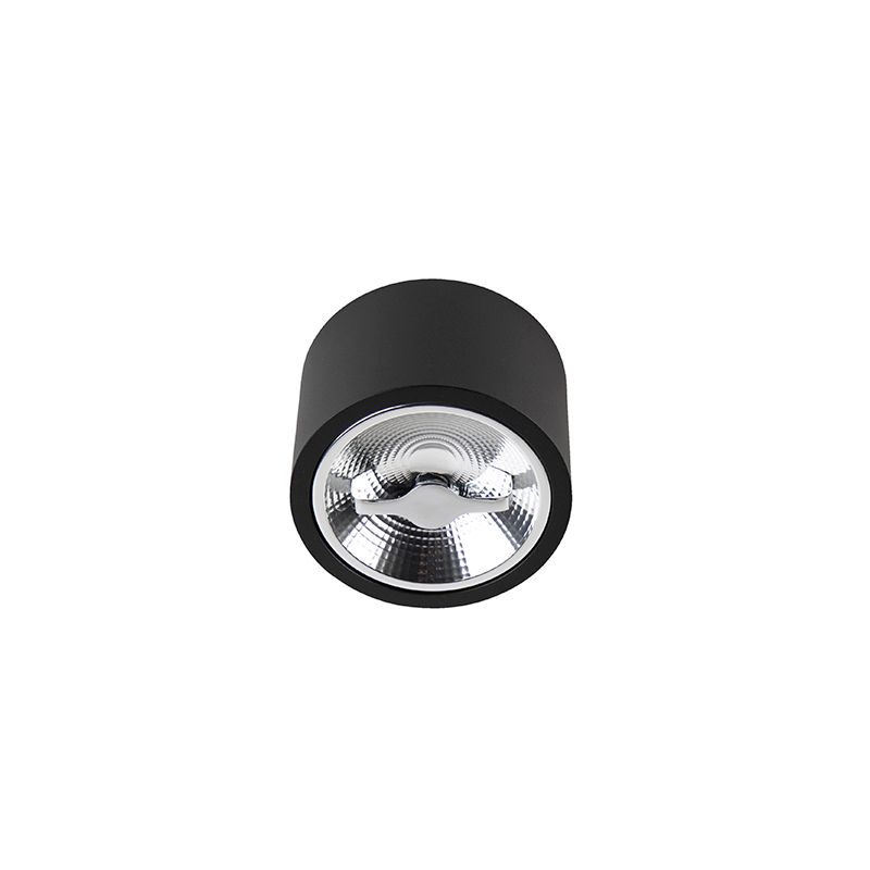 Moderne plafondspot zwart AR111 incl. LED - Expert