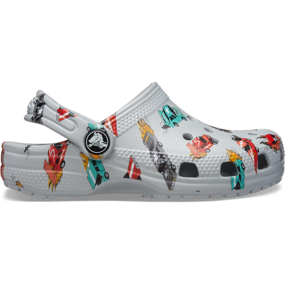 Køb Crocs Mirage/Multi Classic Race Cars Graphic Clog