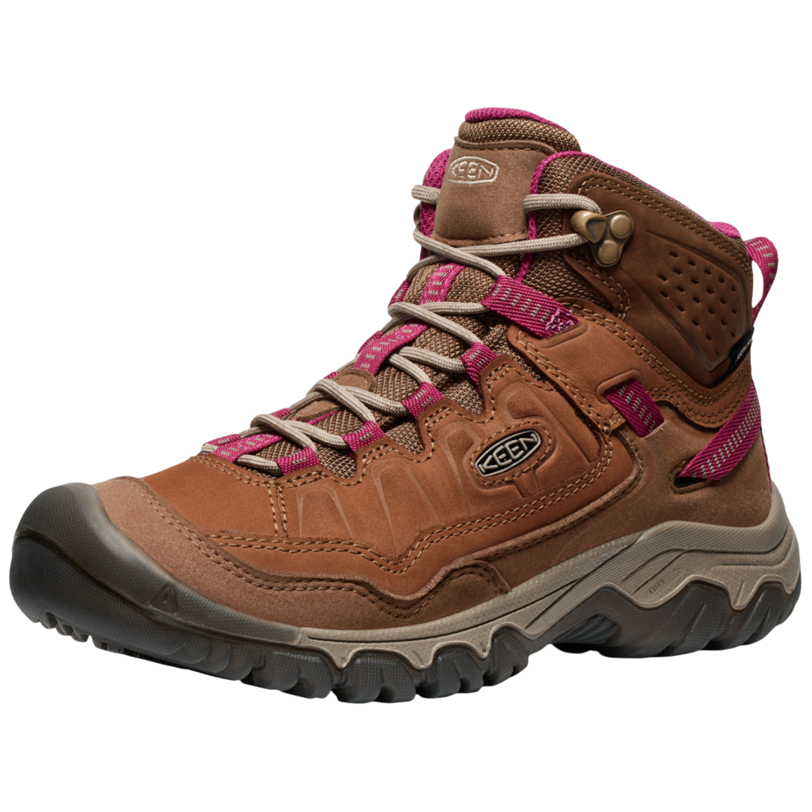 Wanderschuhe W Targhee IV Mid WP bison/beaujolais