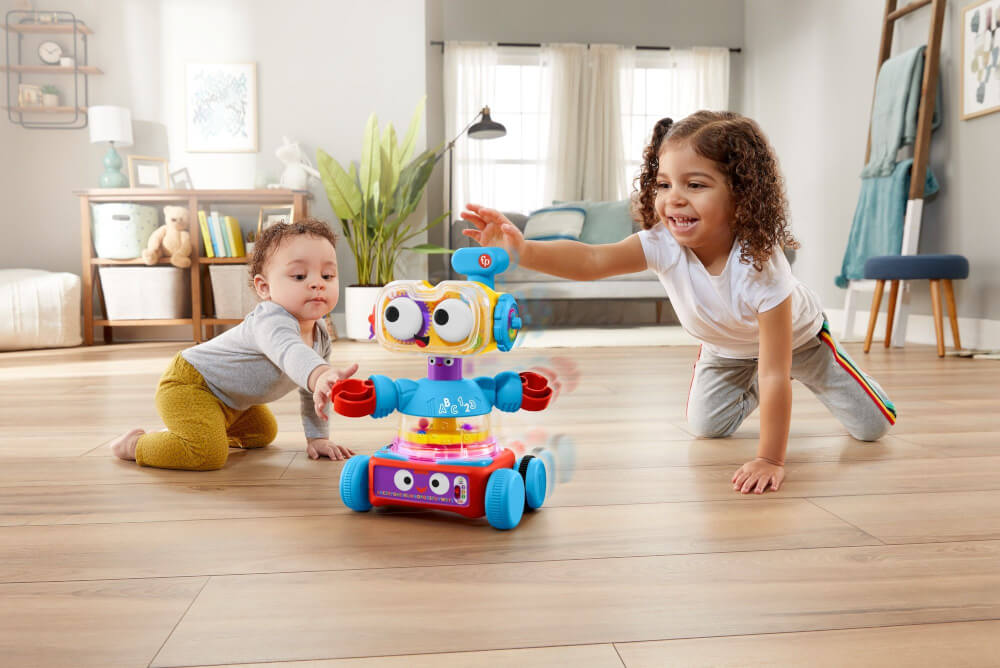 Mattel HCK39 Fisher-Price Robi der 4-in-1 Lernroboter