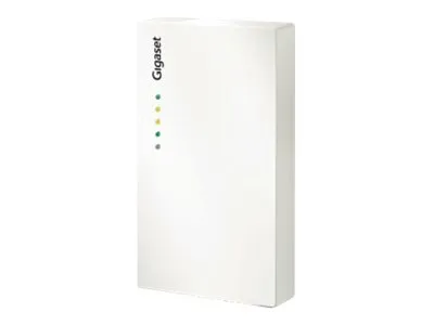 Gigaset N720 DM Pro - Trådløs VoIP telefon basisstation - DECT\GAP - SIP - polar white
