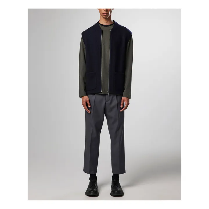 NN. 07 Veste Sans Manches | Bleu nuit