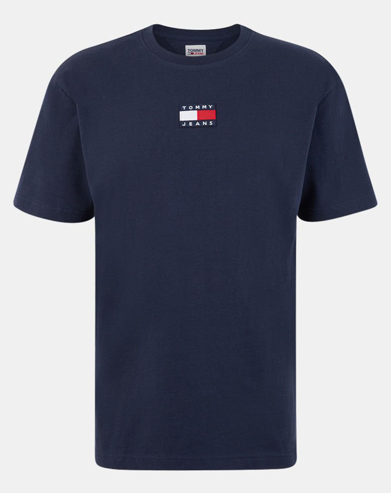 Tommy Jeans T-Shirt 100% Coton Bio Badge bleu marine