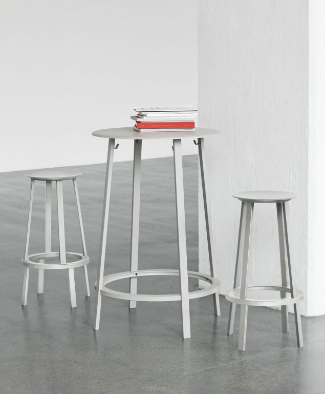 Hay Revolver bar tafel 70 Sky grey