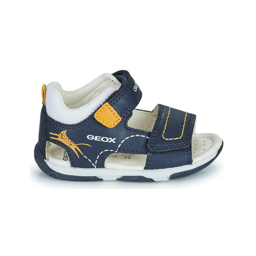 Geox - B SANDAL TAPUZ BOY B - Marine / Jaune