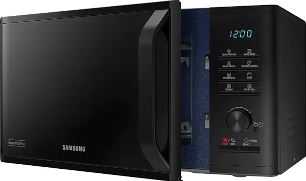 Samsung MG23K3515AK, Bordplade, Grill mikroovn, 23 L, 800 W, Indbygget skærm, LED