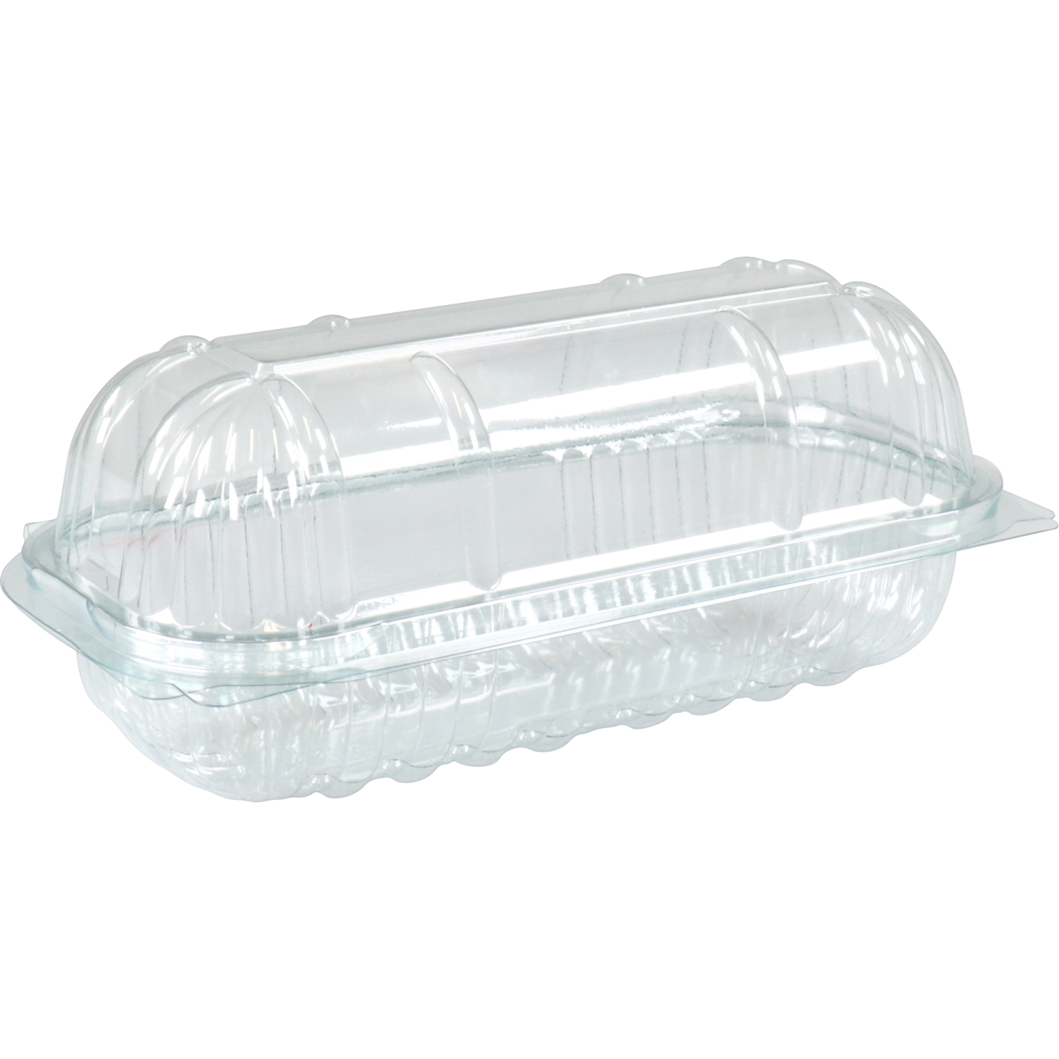 Baguetteverpakking, 180x75x75mm, gerecycled PET, transparant