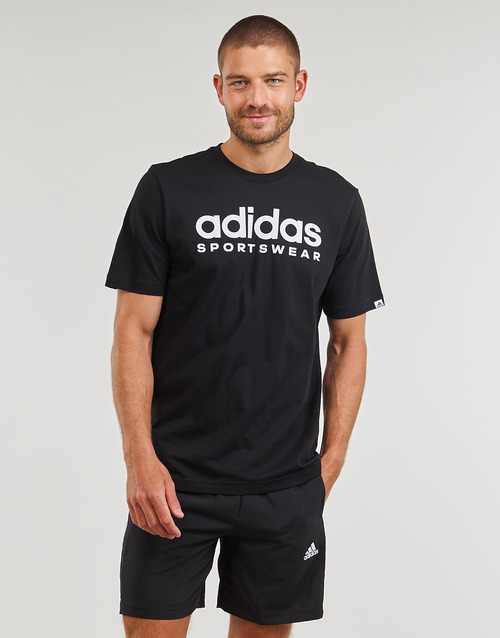 Adidas Sportswear - SPW TEE - Noir / Blanc