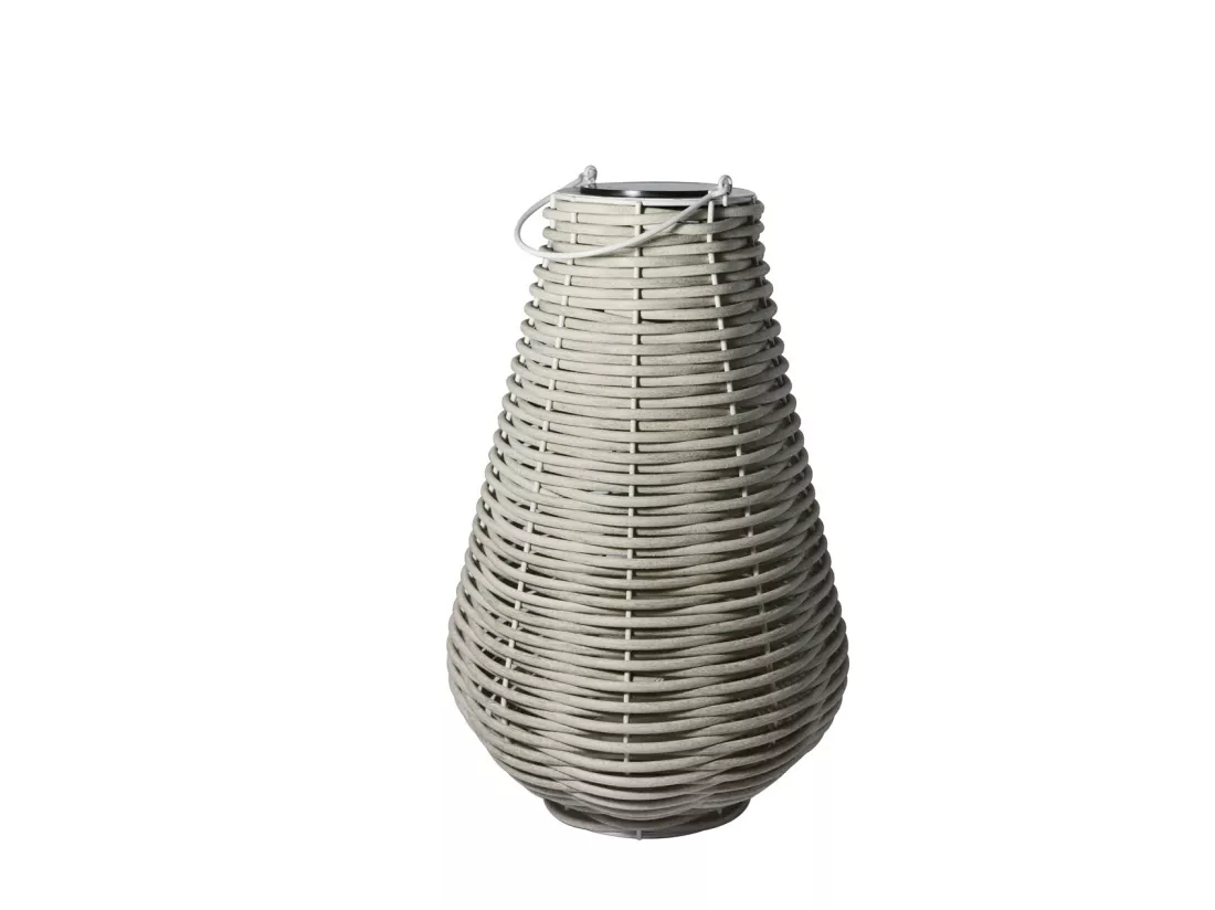 Lanterne solaire tressée Aretha h65cm - Orium