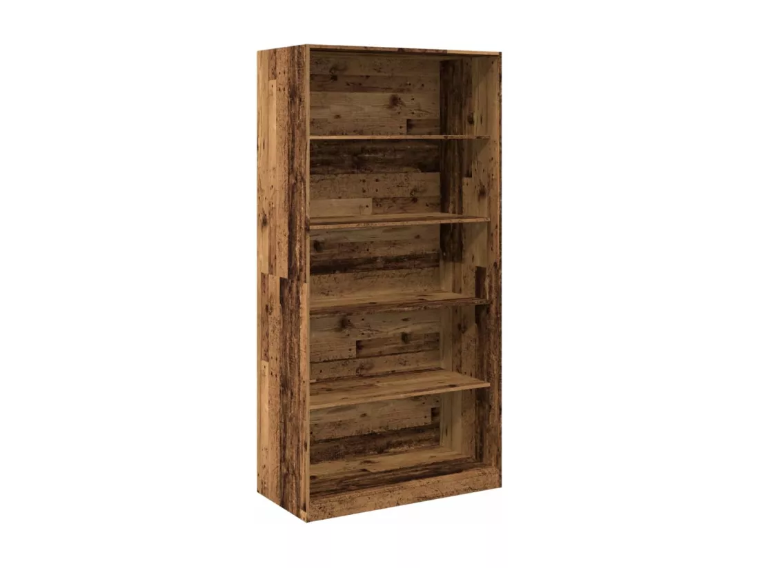 Garde-robe vieux bois 100x50x200 cm bois d'ingénierie