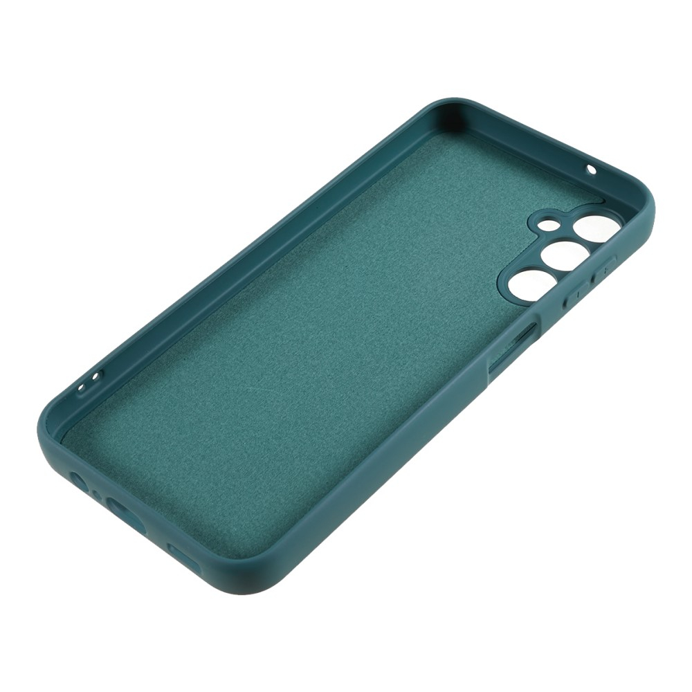 Samsung Galaxy A16 Gummi Case Hülle mit Kameraschutz - Dunkelgrün