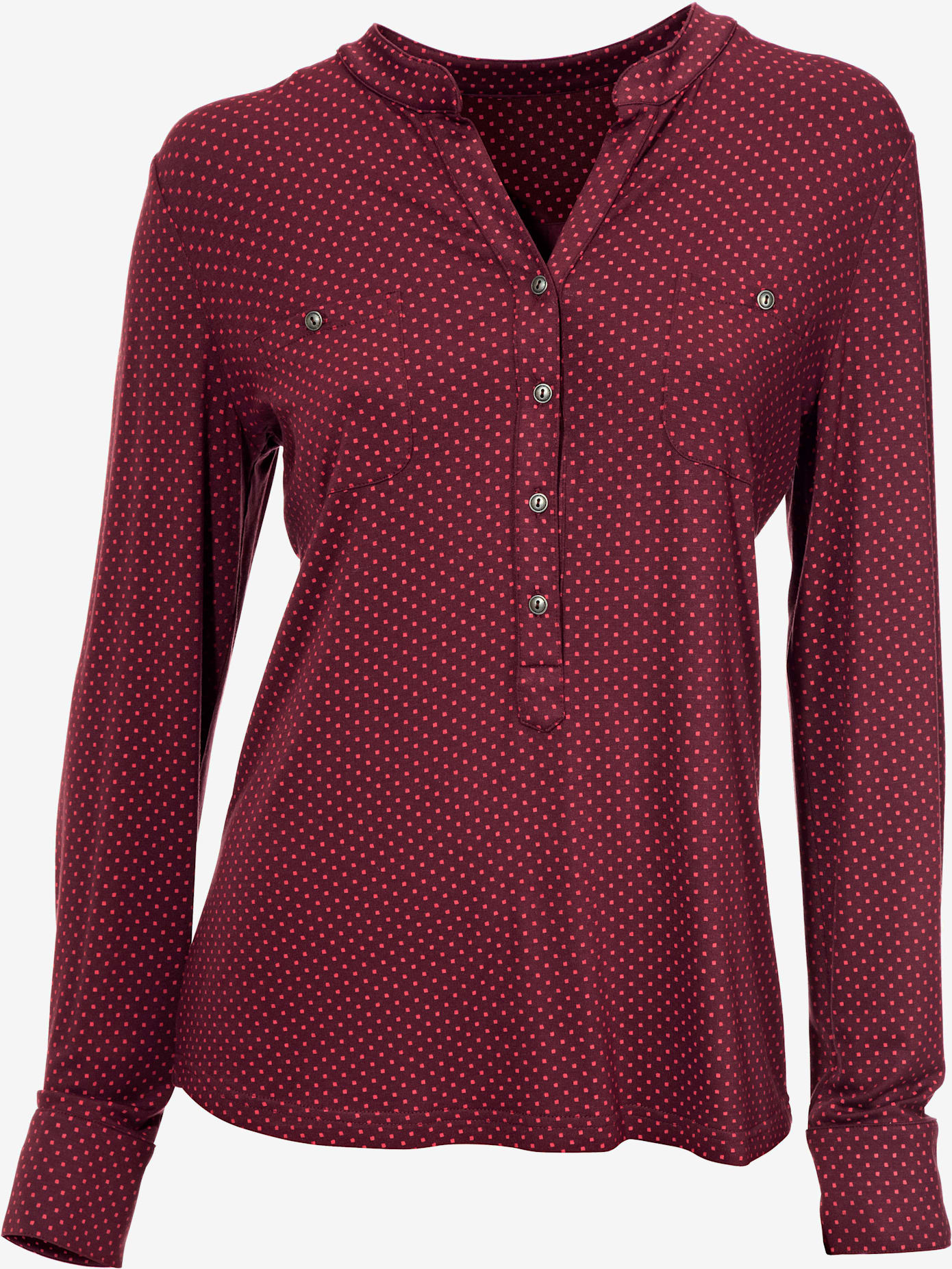 T-shirt look décontracté et moderne, poche plaquée