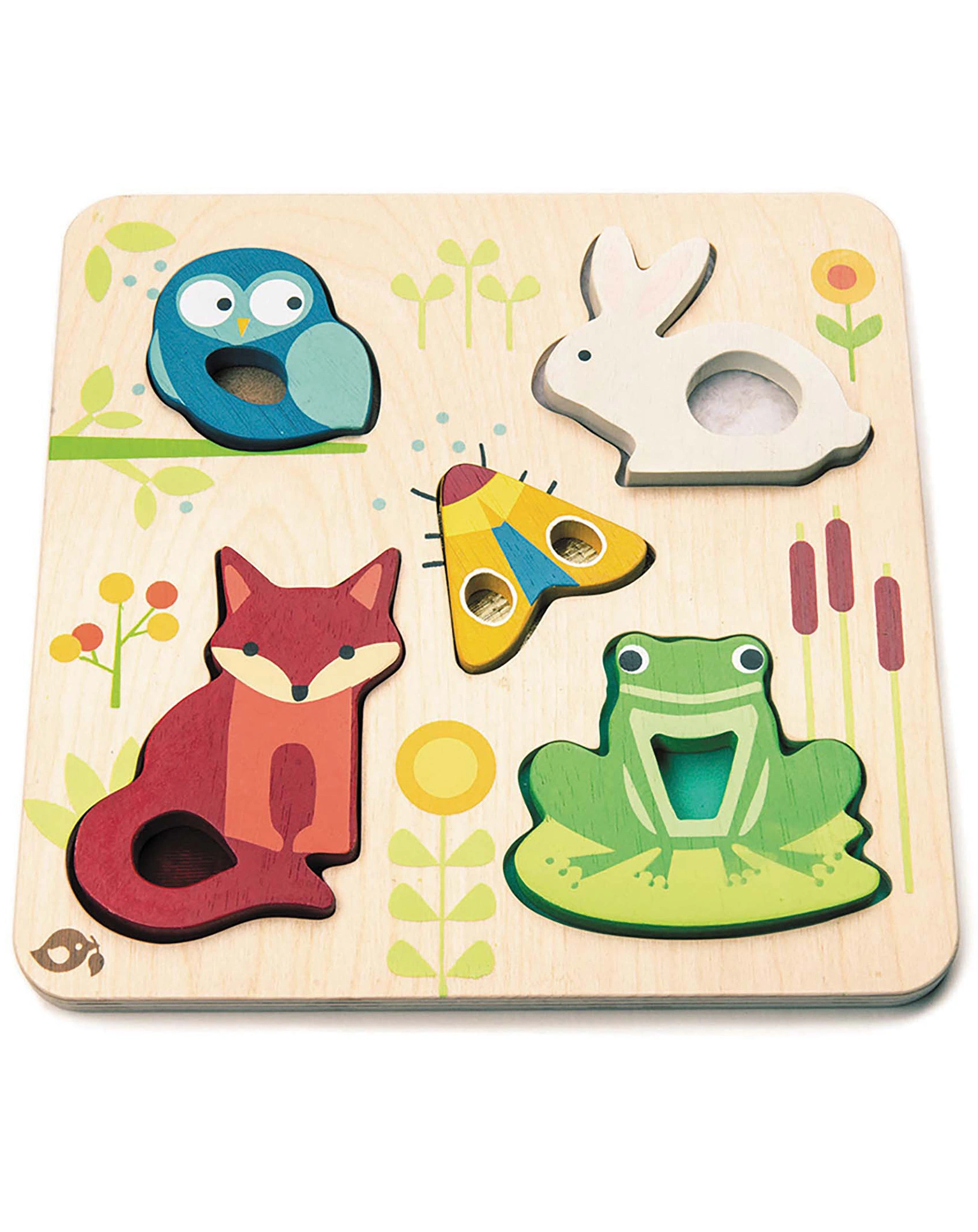 Puzzle TOUCH FEELY ANIMALS 5 Teile