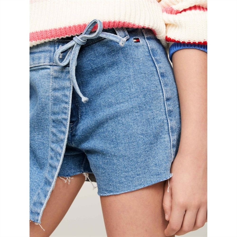 Køb Tommy Hilfiger Denim Skorts Light Wash Lightused