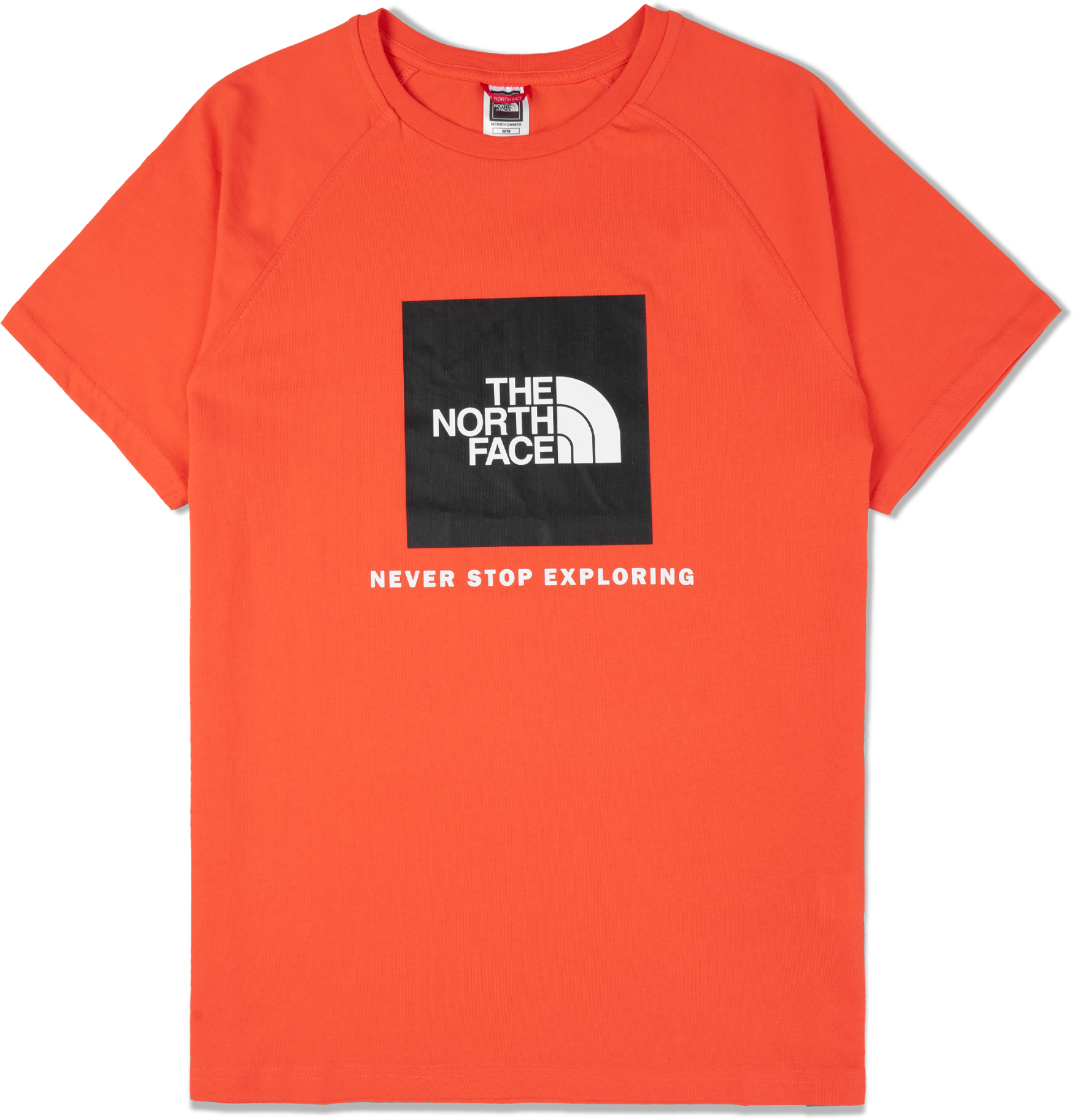 The North Face Raglan Redbox T-Shirt Orange