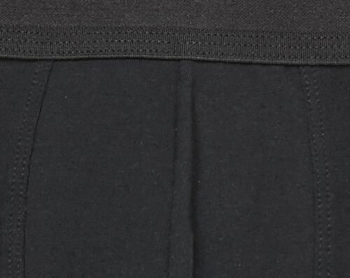 2 boxers homme modèle court coton real lasting noir
