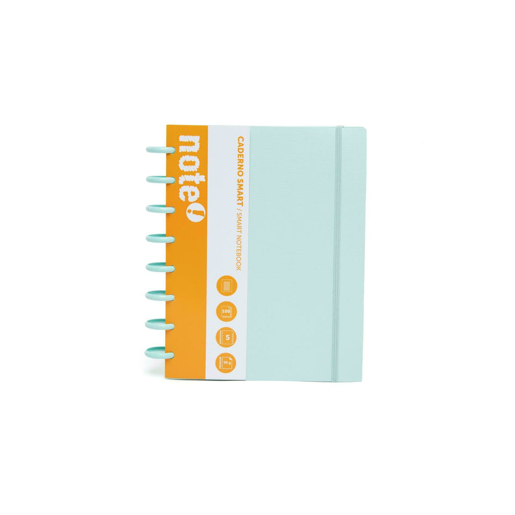 Caderno Smart A5 Azul Pastel