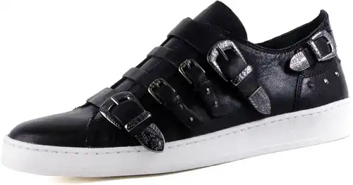 33.434.253 DC ZWART - maat 42.5 gespsneaker zwart - maat 42.5 Calandschoen