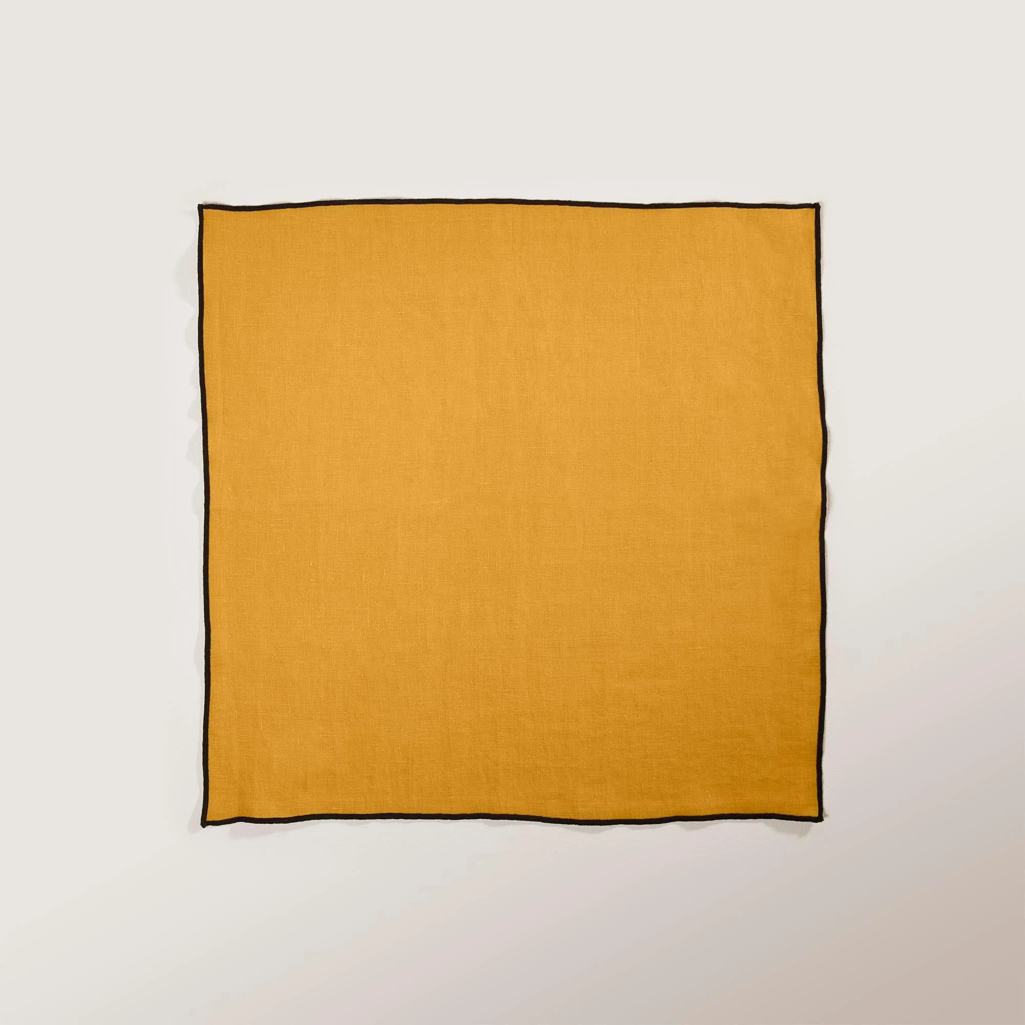 CARLINA - Serviette de table | Jaune