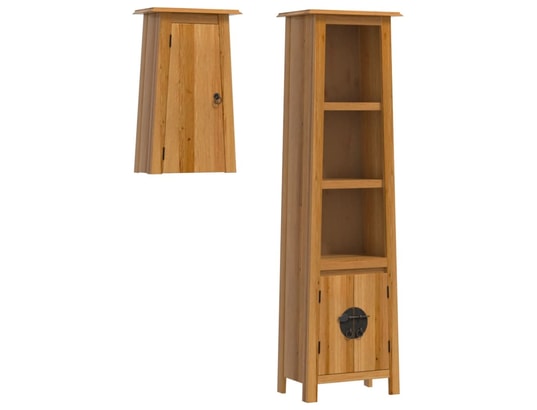 VIDAXL - Ensemble de meubles de salle de bain 2 pcs bois de pin massi...