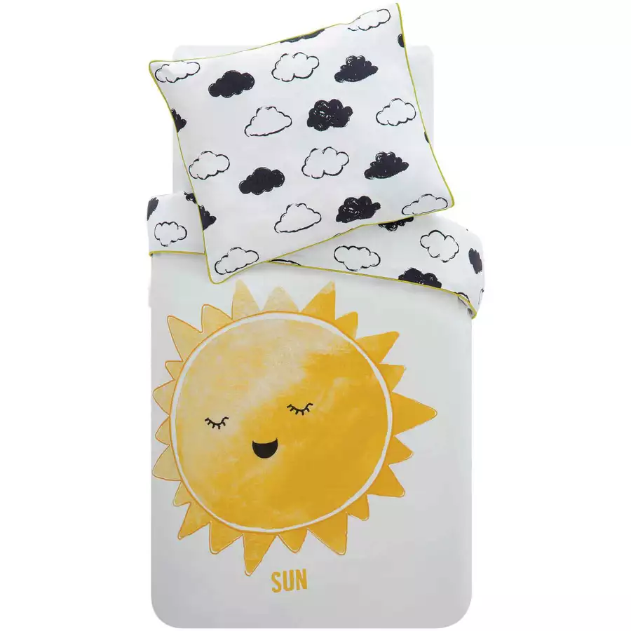 hibboux® Bettwäsche-Set Cosmic-Sun Multicolor