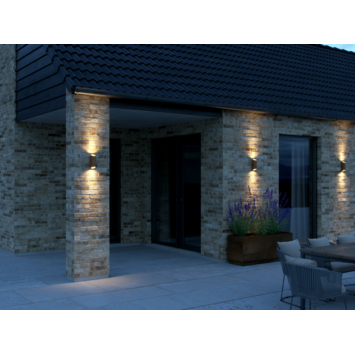 Nordlux wandlamp Nico Round 22 roest