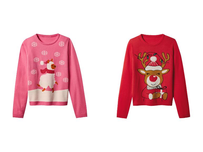 Kinder kersttrui met lampjes