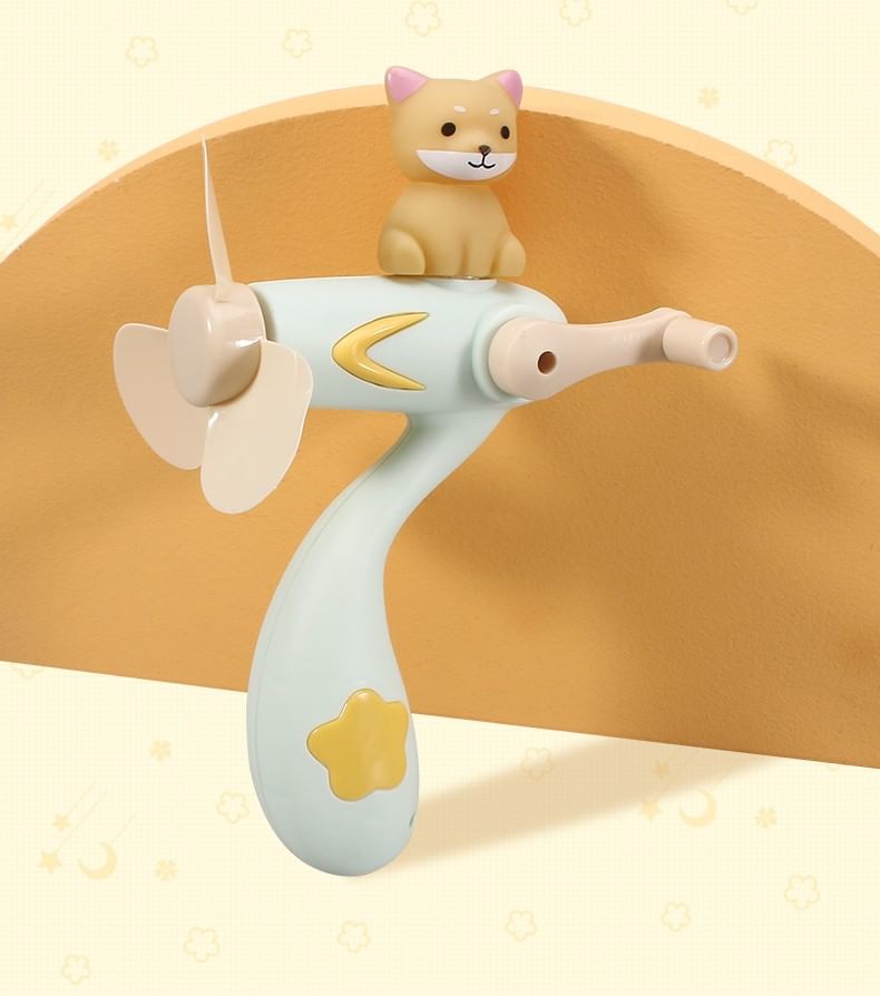 Miumi - Animal Plastic Hand Crank Fan (verschillende ontwerpen)
