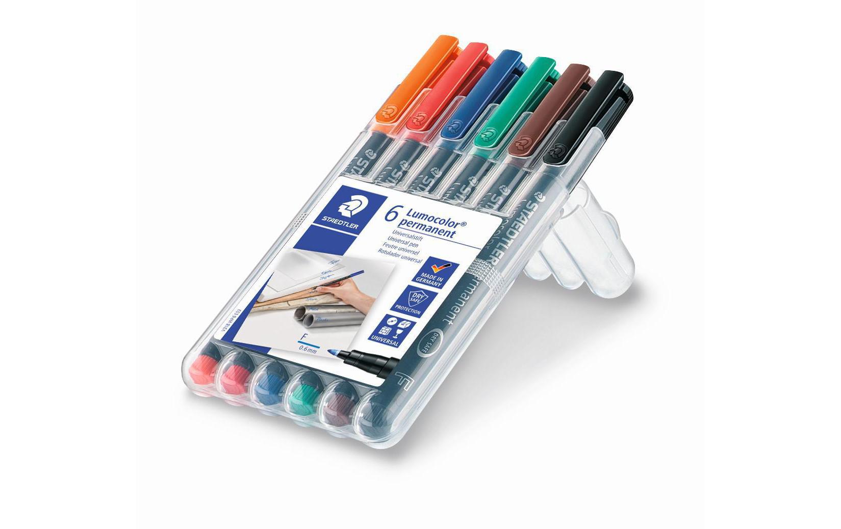 Folienstift Lumocolor 318 F 6er-Set, permanentPermanent-Universalstift F