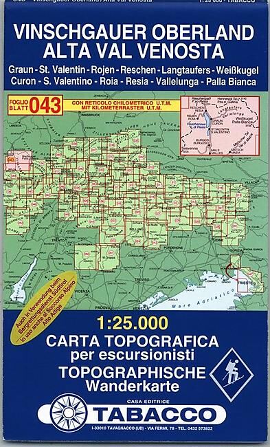 TABACCO - 43 ALTA VAL VENOSTA 1 25 000