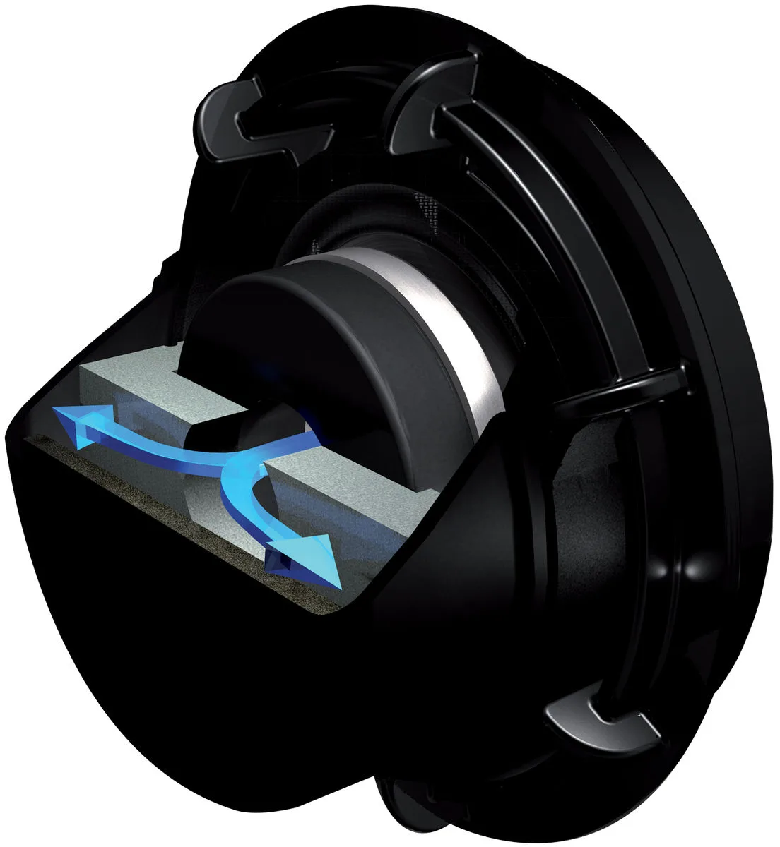 KEF T301C Noir (la pièce) Enceintes murales