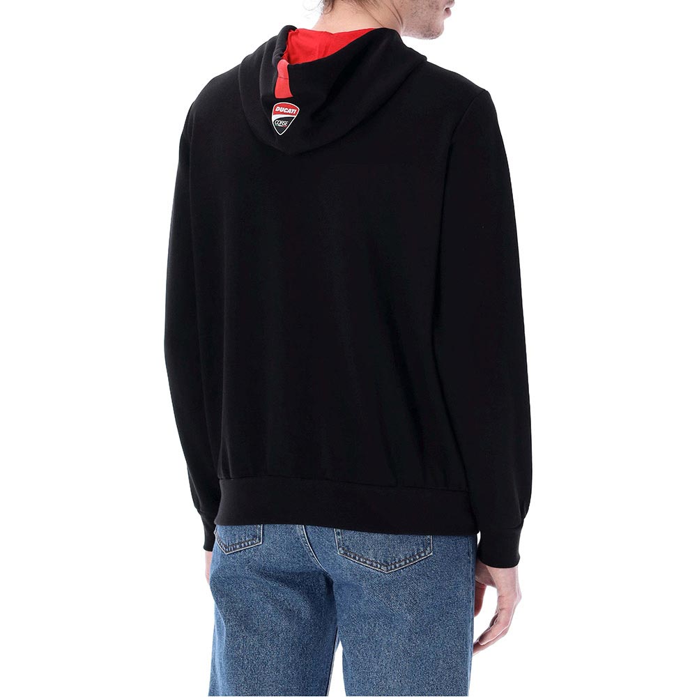 ducati racing - Sweat zippé à capuche Active Noir / Rouge