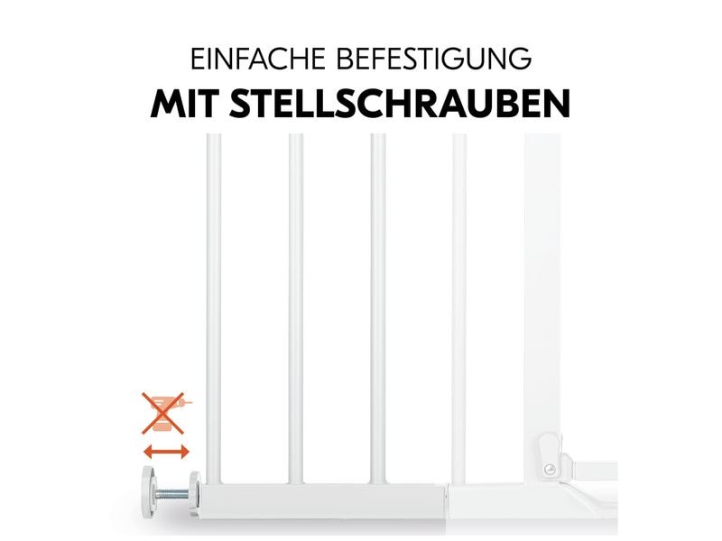 Hauck Verlängerung Türschutzgitter 21 cm Weiss Safety Gate Extension für gängige Hauck Schutzgitter