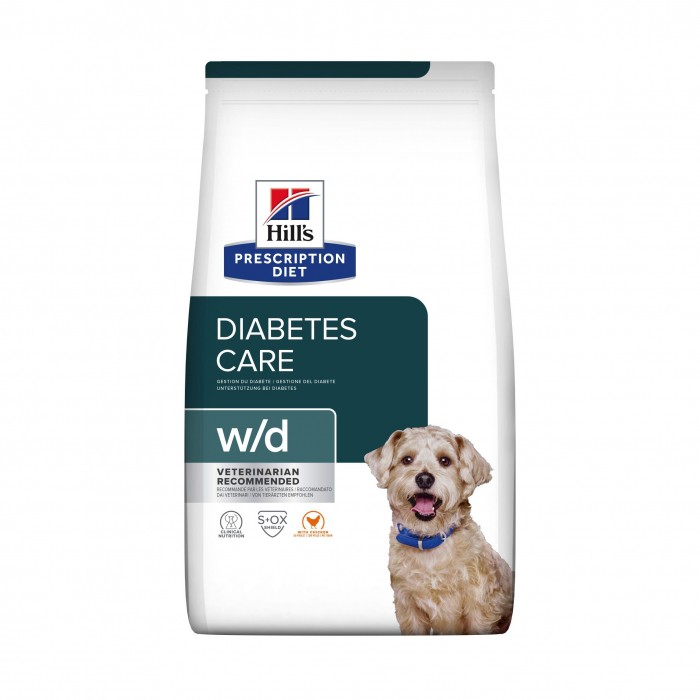 HILL'S Prescription Diet w/d Diabetes Care au Poulet - Croquettes pour chien