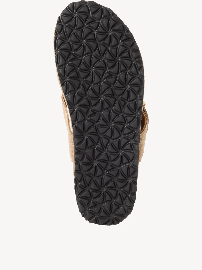 Leren Slipper - beige