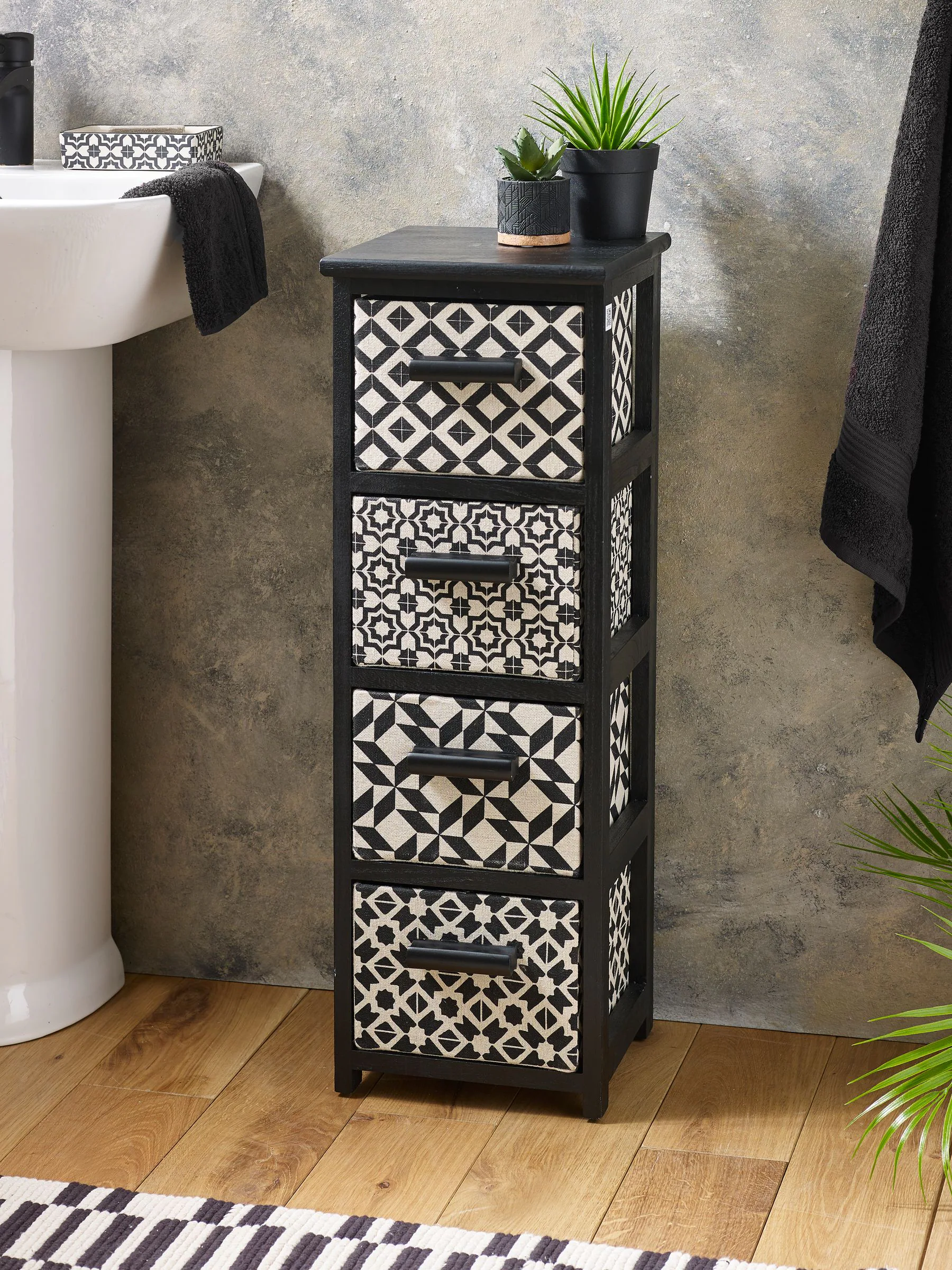Geo Print Storage Drawers