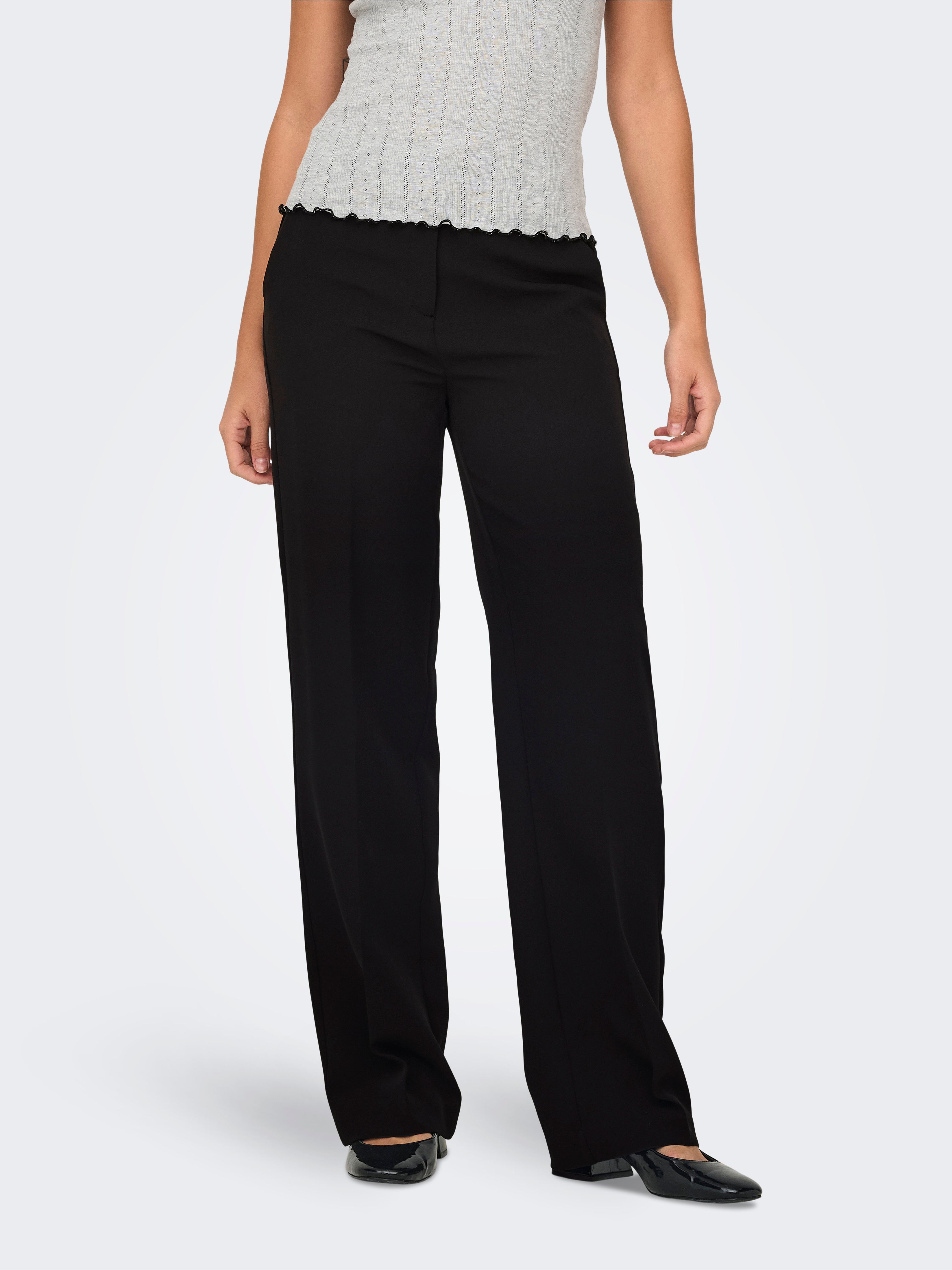 ONLKAYLE-ORLEEN Gerade geschnitten Straight-Fit jeans Black