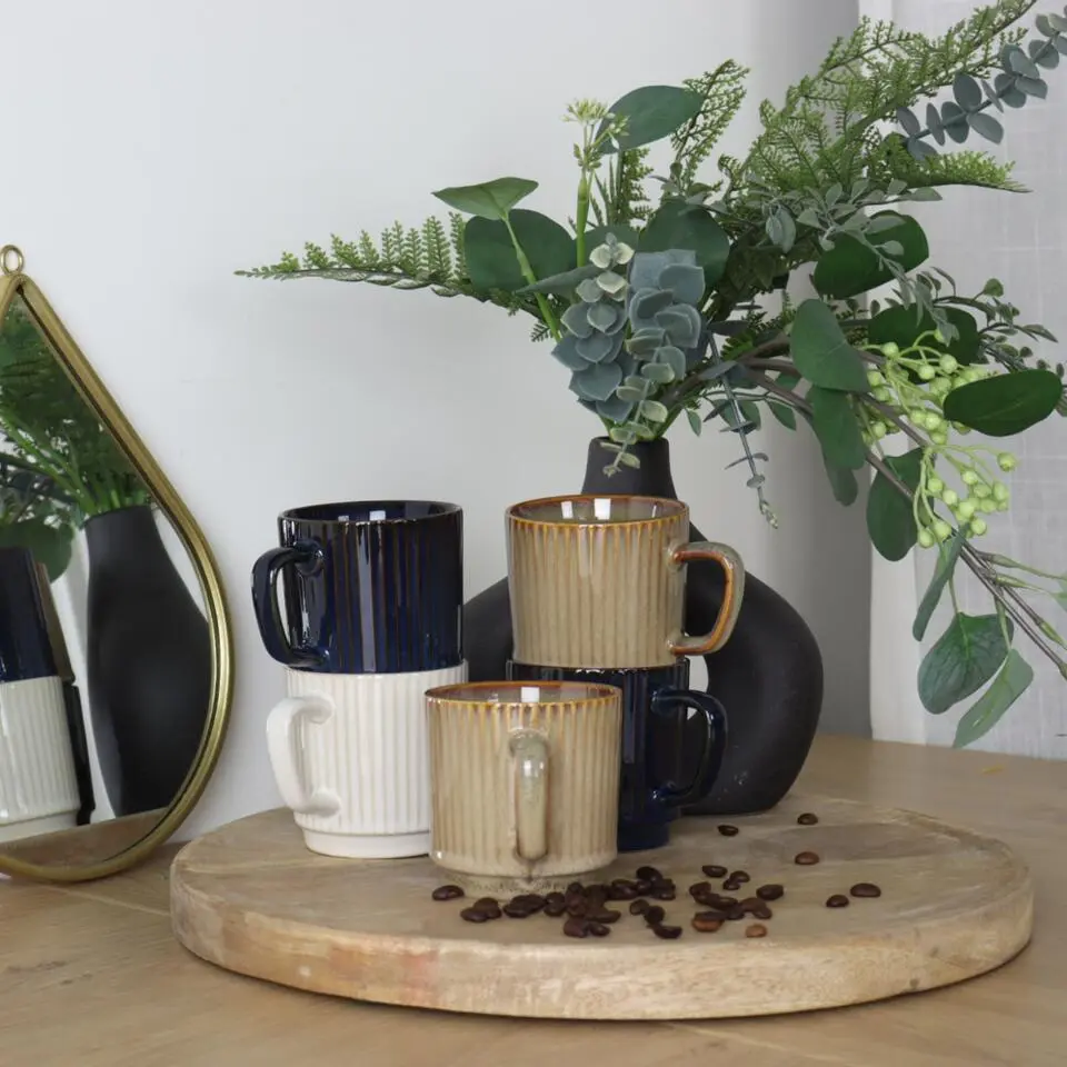 OTIX Koffiekopjes 6 Stuks 270 ml Div. Kleuren Keramiek