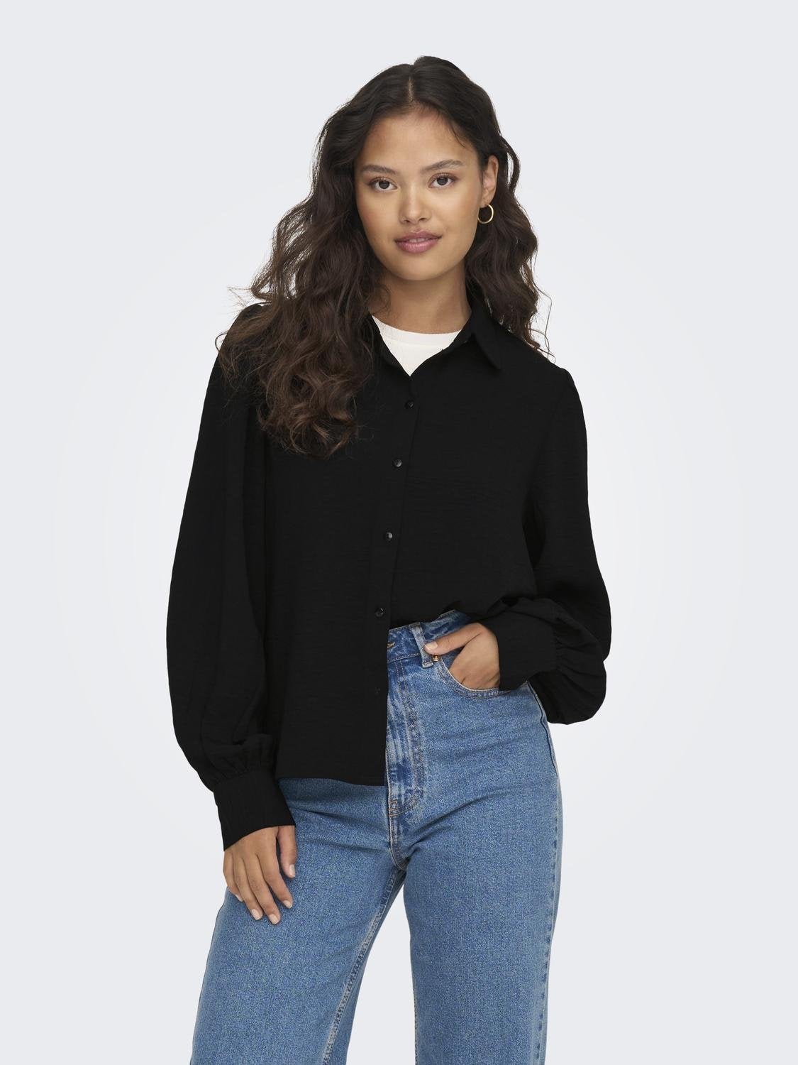 JDYDIVYA Hemd Black