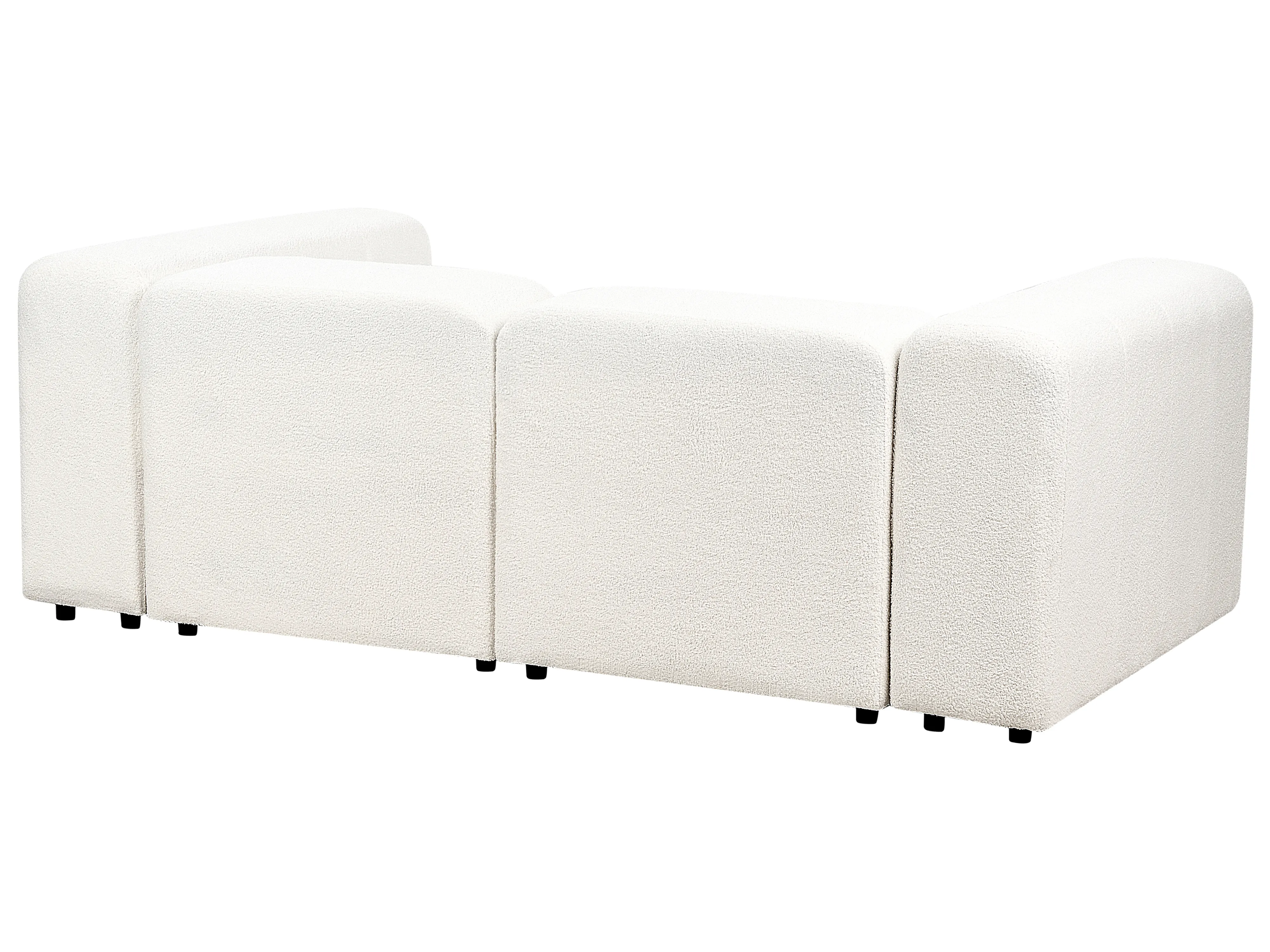 Modulaire bank 2-zits FALSTERBO Bouclé Wit