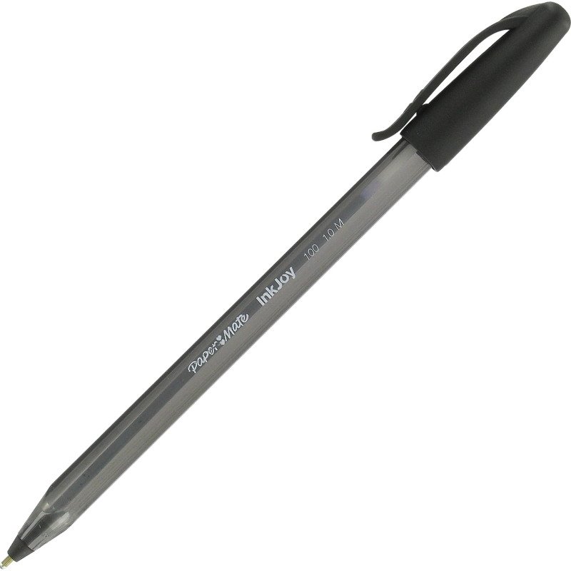 Stylo bille Paper Mate Inkjoy 100 à capuchon pointe 1 mm - écriture moyenne
