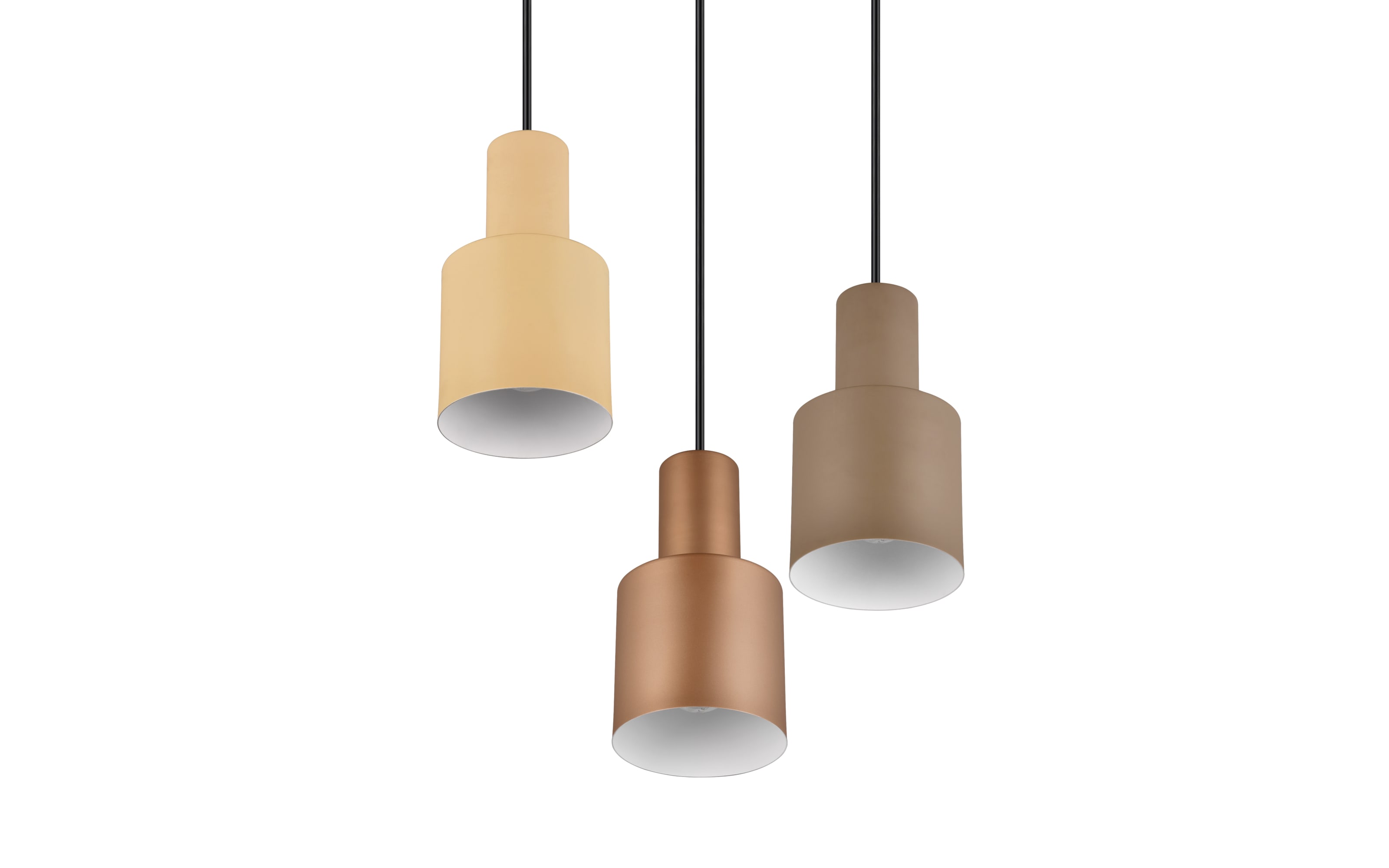 Pendelleuchte Agudo, mehrfarbig, 3 flammig, 37 cm