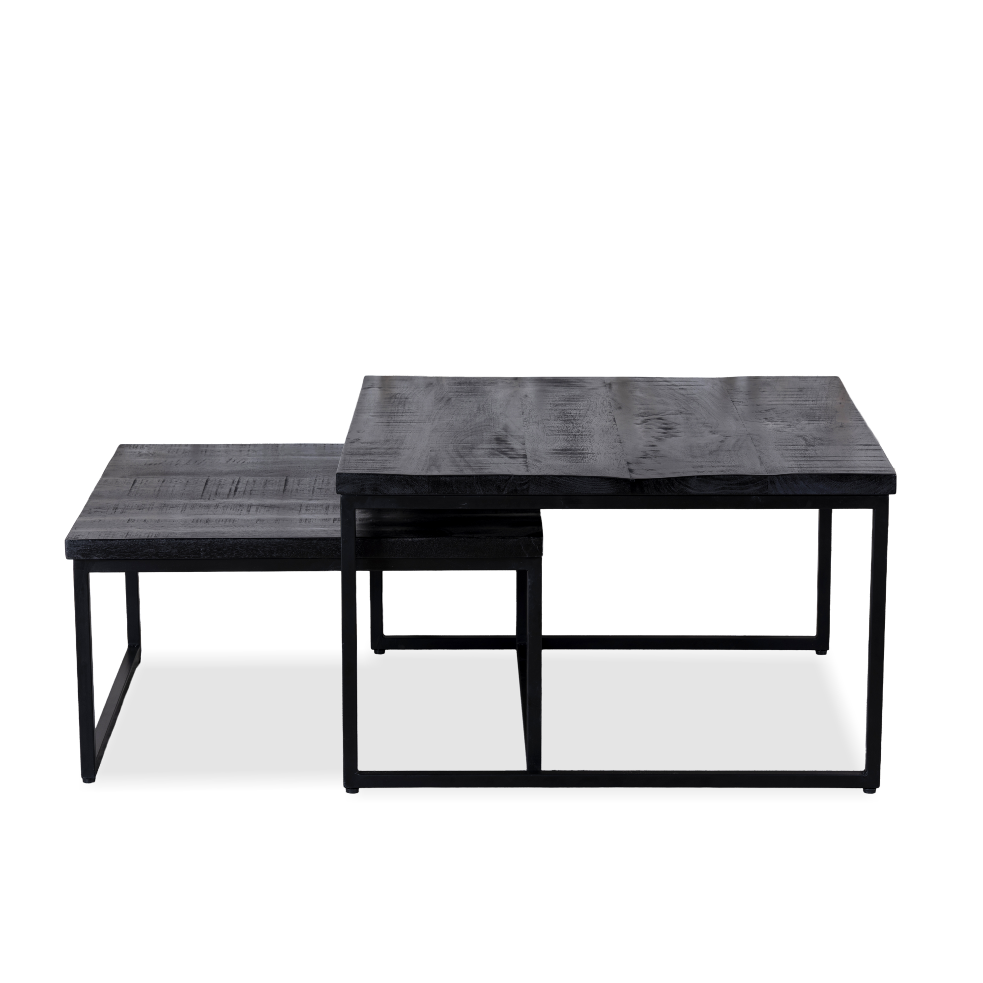 Salontafel Bram zwart - set van 2