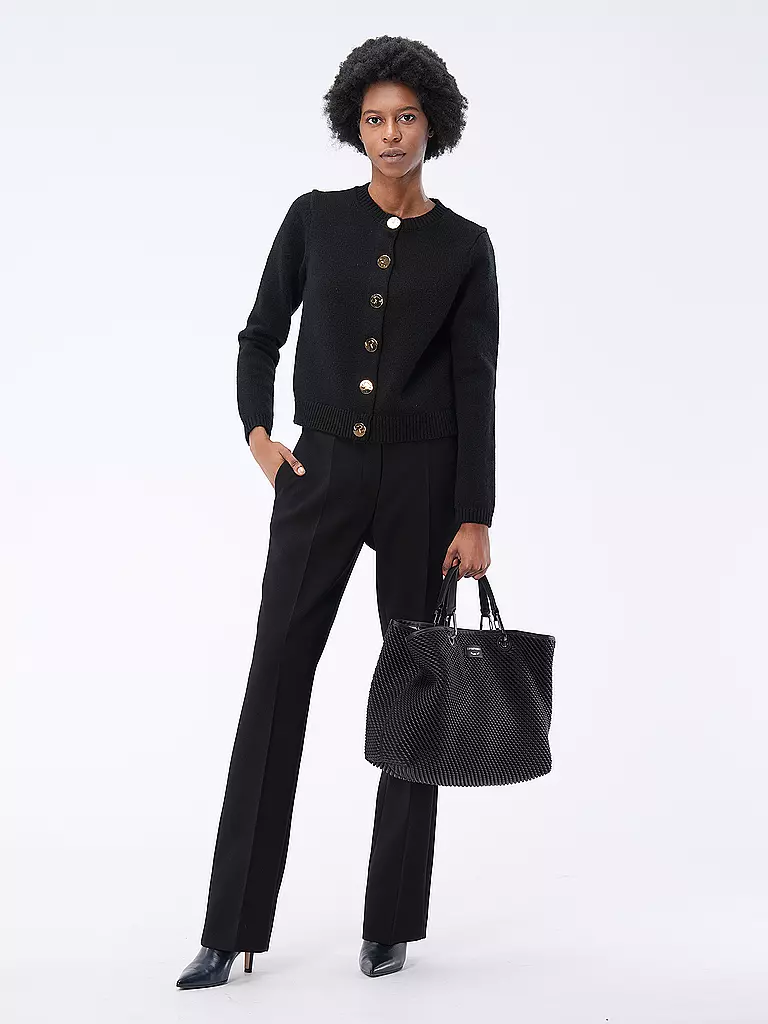 TORY BURCH Hose Flared Fit schwarz