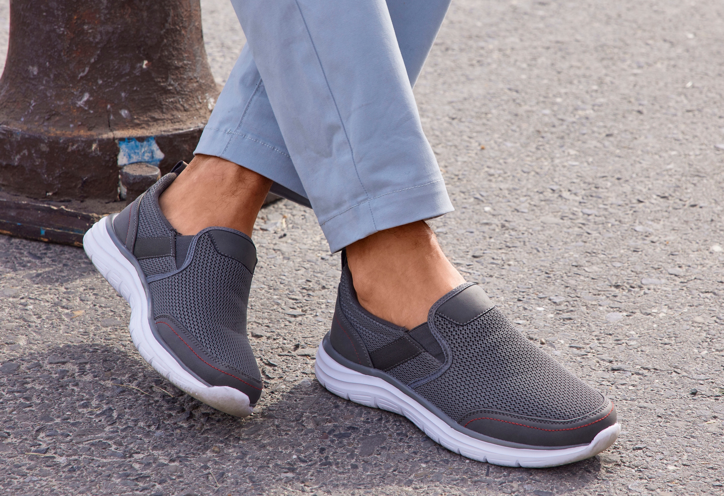 AUTHENTIC LE JOGGER Sneaker »Slipper, Halbschuhe, Freizeitschuhe, Turnschuh, Slip-On-Sneaker«  zum Reinschlüpfen Unisex VEGAN