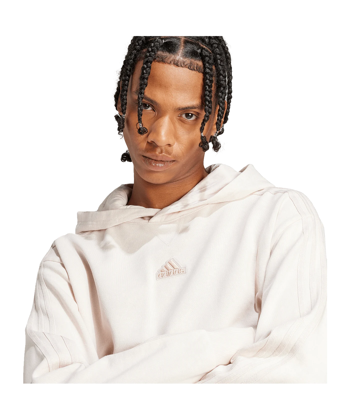 adidas ALL SZN Fleece Washed Hoody Rosa