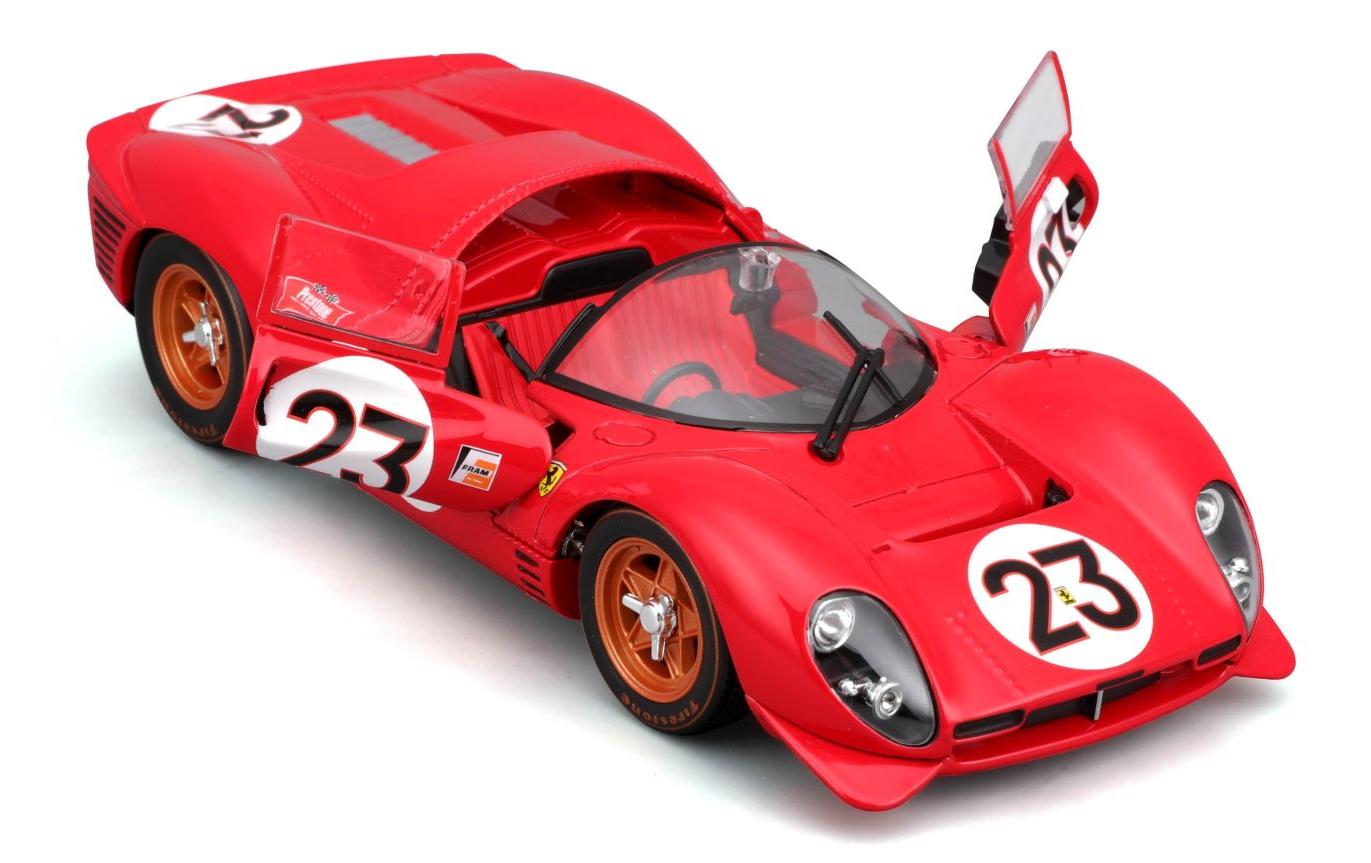 Ferrari Racing Bausatz 330 P4 Daytona Rot 1:24Sammlermodell im Massstab 1:24