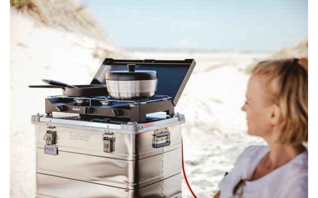 Enders Vamo Mobiler Camping Backofen inkl. Aufbackgitter & Thermometer