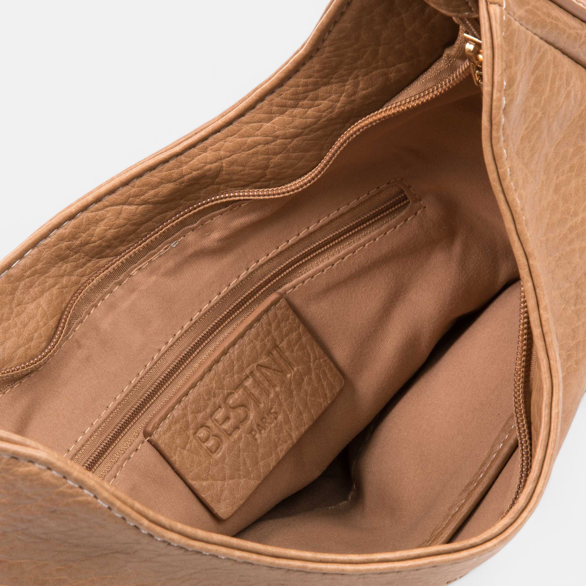 Sac bandoulière beige